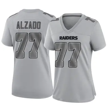 Lyle Alzado Women's Game Gray Las Vegas Raiders Atmosphere Fashion Jersey