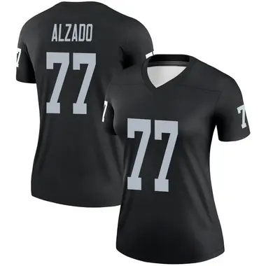 Lyle Alzado Women's Legend Black Las Vegas Raiders Jersey