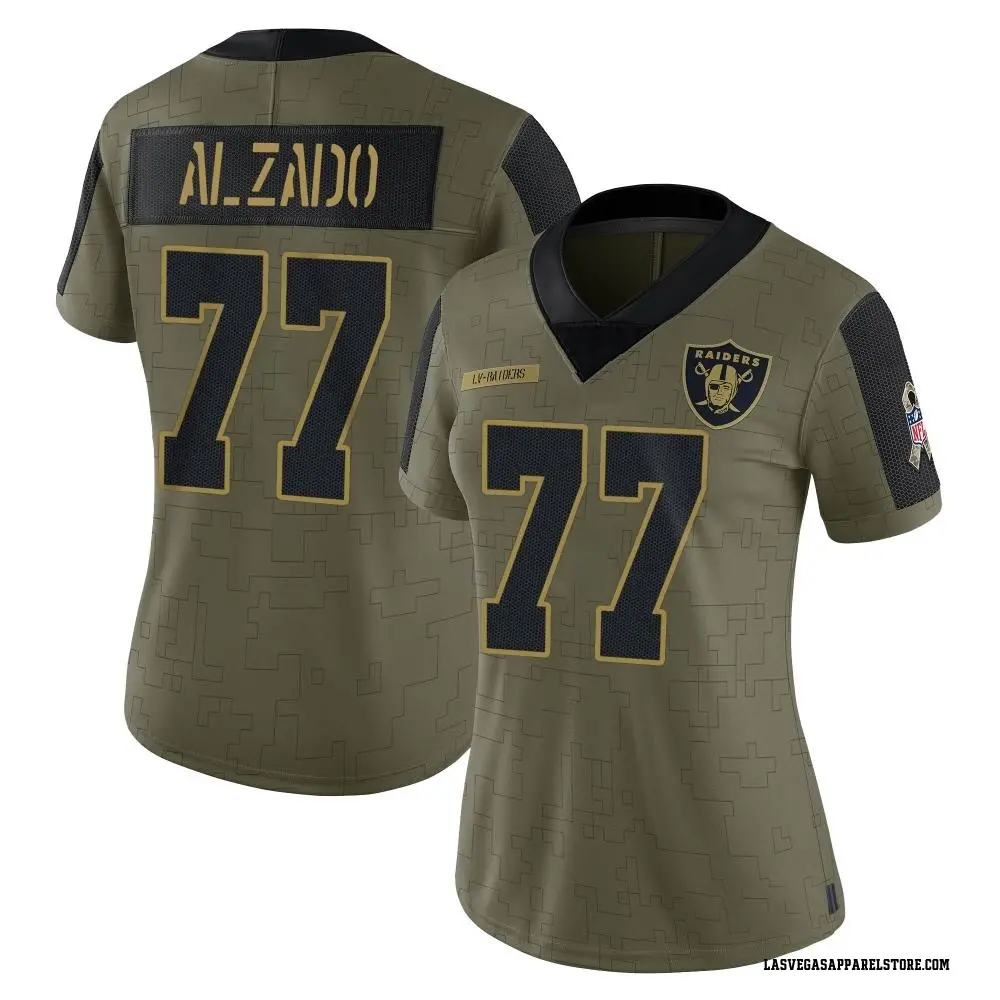 Lyle Alzado Women's Limited Olive Las Vegas Raiders 2021 Salute To Service Jersey