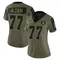 Lyle Alzado Women's Limited Olive Las Vegas Raiders 2021 Salute To Service Jersey