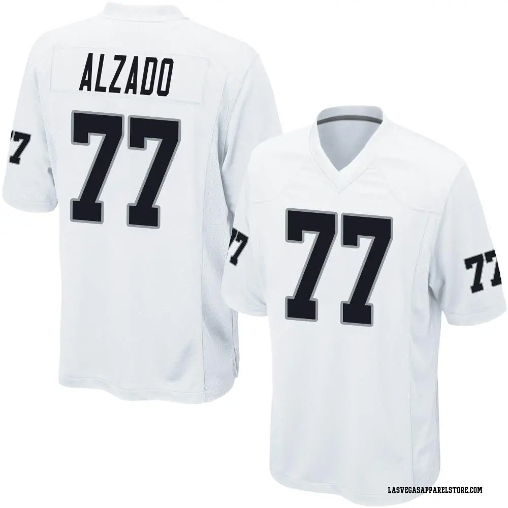 Lyle Alzado Youth Game White Las Vegas Raiders Jersey