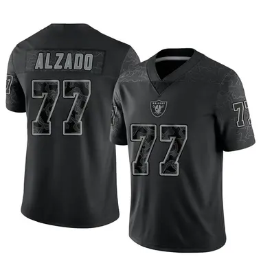 Lyle Alzado Youth Limited Black Las Vegas Raiders Reflective Jersey