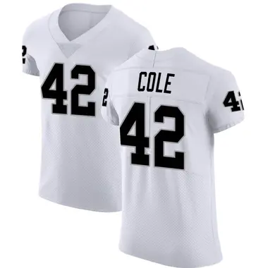 Qwynnterrio Cole Men's Elite White Las Vegas Raiders Vapor Untouchable Jersey