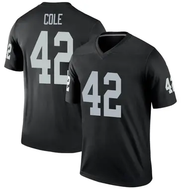 Qwynnterrio Cole Men's Legend Black Las Vegas Raiders Jersey