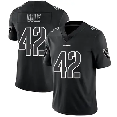Qwynnterrio Cole Men's Limited Black Impact Las Vegas Raiders Jersey