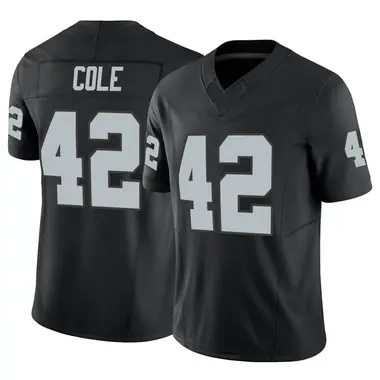 Qwynnterrio Cole Men's Limited Black Las Vegas Raiders Vapor F.U.S.E. Jersey