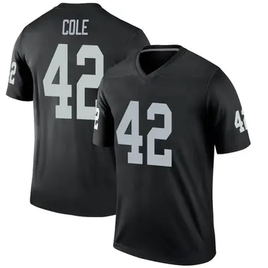 Qwynnterrio Cole Youth Legend Black Las Vegas Raiders Jersey