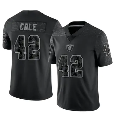 Qwynnterrio Cole Youth Limited Black Las Vegas Raiders Reflective Jersey