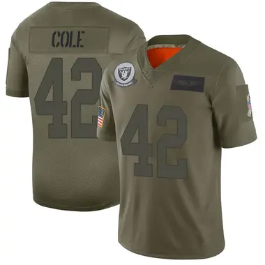 Qwynnterrio Cole Youth Limited Camo Las Vegas Raiders 2019 Salute to Service Jersey