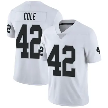 Qwynnterrio Cole Youth Limited White Las Vegas Raiders Vapor Untouchable Jersey