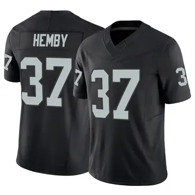 Roman Hemby Youth Limited Black Las Vegas Raiders Vapor F.U.S.E. Jersey
