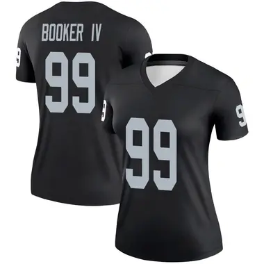 Thomas Booker IV Women's Legend Black Las Vegas Raiders Jersey