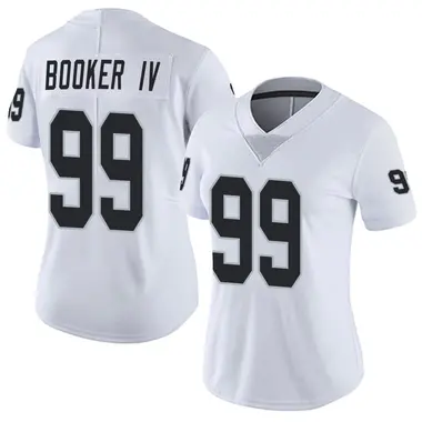 Thomas Booker IV Women's Limited White Las Vegas Raiders Vapor Untouchable Jersey