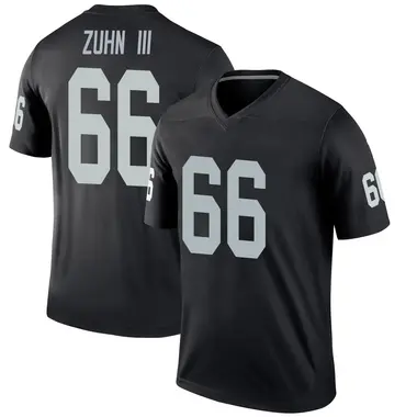 Trey Zuhn III Men's Legend Black Las Vegas Raiders Jersey