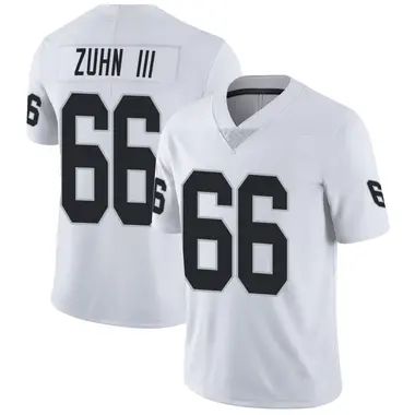 Trey Zuhn III Men's Limited White Las Vegas Raiders Vapor Untouchable Jersey