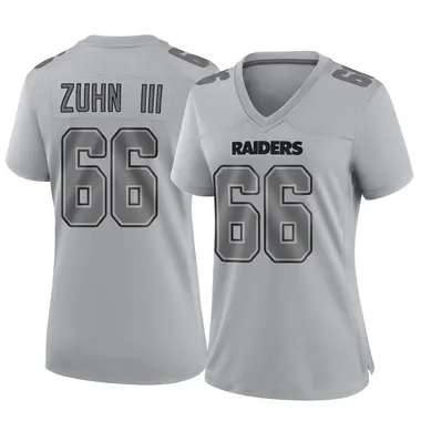 Trey Zuhn III Women's Game Gray Las Vegas Raiders Atmosphere Fashion Jersey