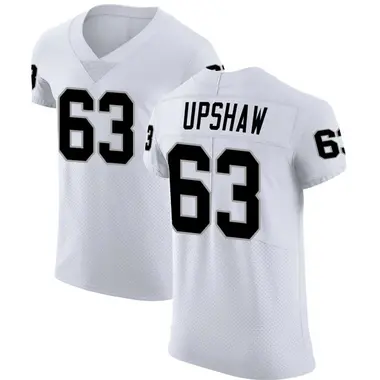 Wilson Gene Upshaw Men's Elite White Las Vegas Raiders Vapor Untouchable Jersey
