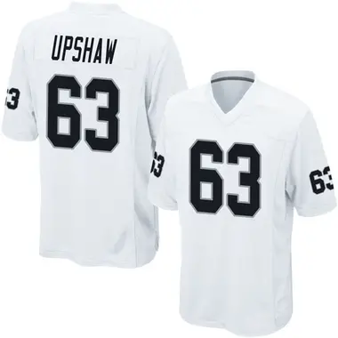 Wilson Gene Upshaw Men's Game White Las Vegas Raiders Jersey