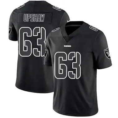 Wilson Gene Upshaw Men's Limited Black Impact Las Vegas Raiders Jersey
