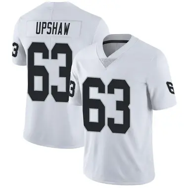 Wilson Gene Upshaw Men's Limited White Las Vegas Raiders Vapor Untouchable Jersey