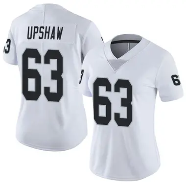Wilson Gene Upshaw Women's Limited White Las Vegas Raiders Vapor Untouchable Jersey