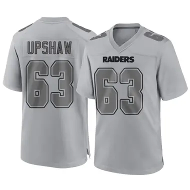 Wilson Gene Upshaw Youth Game Gray Las Vegas Raiders Atmosphere Fashion Jersey
