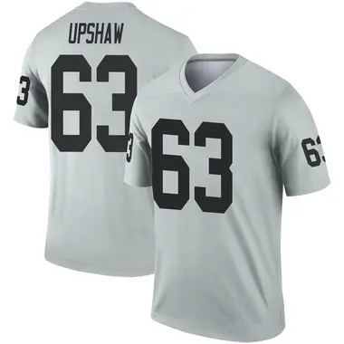 Wilson Gene Upshaw Youth Legend Las Vegas Raiders Inverted Silver Jersey